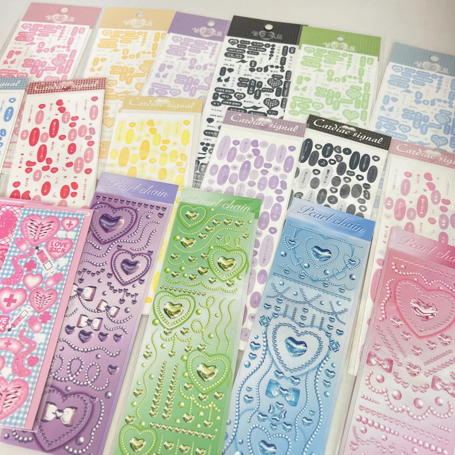 Sharkbang New Arrival Full Set Scrapbook Stickers Korean Decor Lable For Journal Album Stationery Kawaii Sticker Suppliers