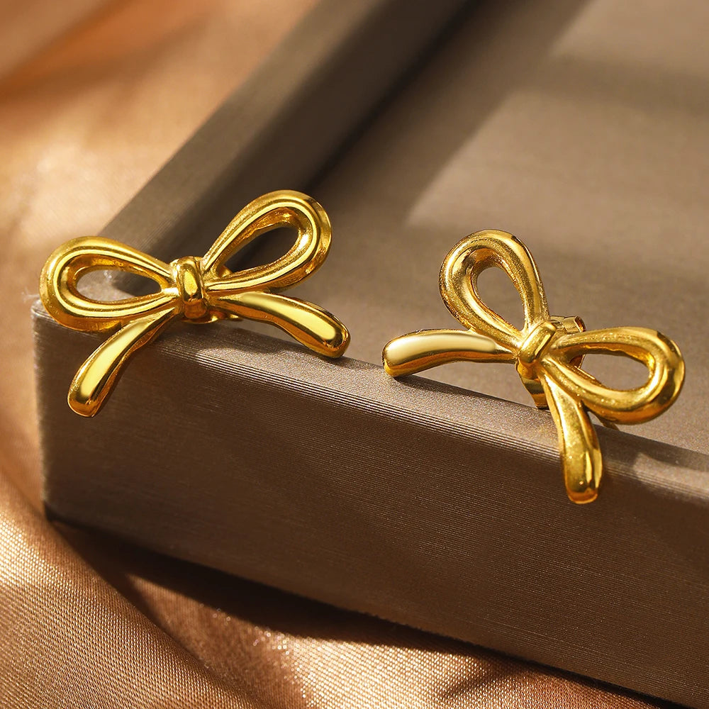 Stainless Steel Earrings Baroque Style White Imitation Pearl Hoop Korean Fashion Exquisite Dangle Earrings For Women Jewelry New