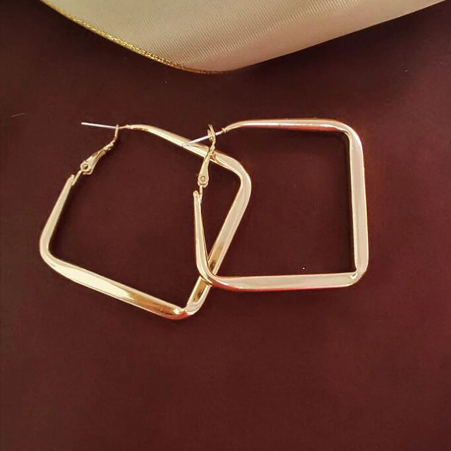 Geometric Metal Earrings For Women Jewelry Gift Irregular Circle Square Earrings Femme Gold Color Fashion Korean Women's Earring