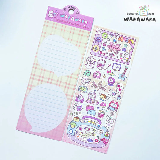 Kawaii Animal Deco Stickers for Scrapbook Stationery DIY Material Decoration card Stickers Daily Journal