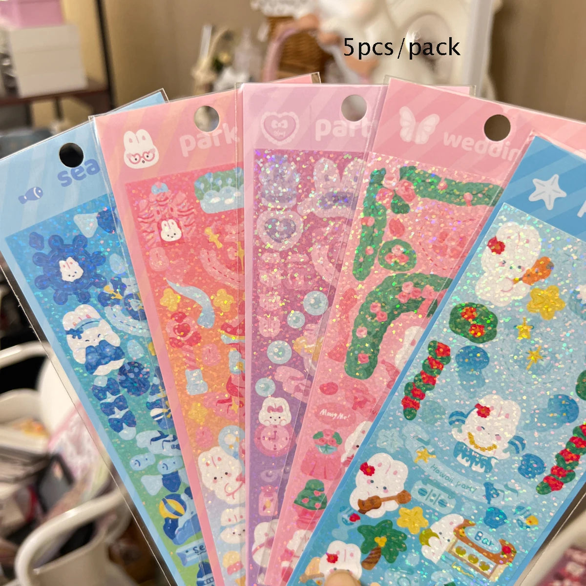 Sharkbang New Arrival Full Set Scrapbook Stickers Korean Decor Lable For Journal Album Stationery Kawaii Sticker Suppliers