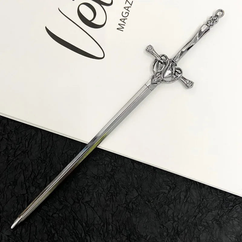 Classic Chinese Style Sword Hairpin Hair Accessories Vintage Headdress Hair Sticks Ponytail Holder Hair Jewelry Hairs Clips
