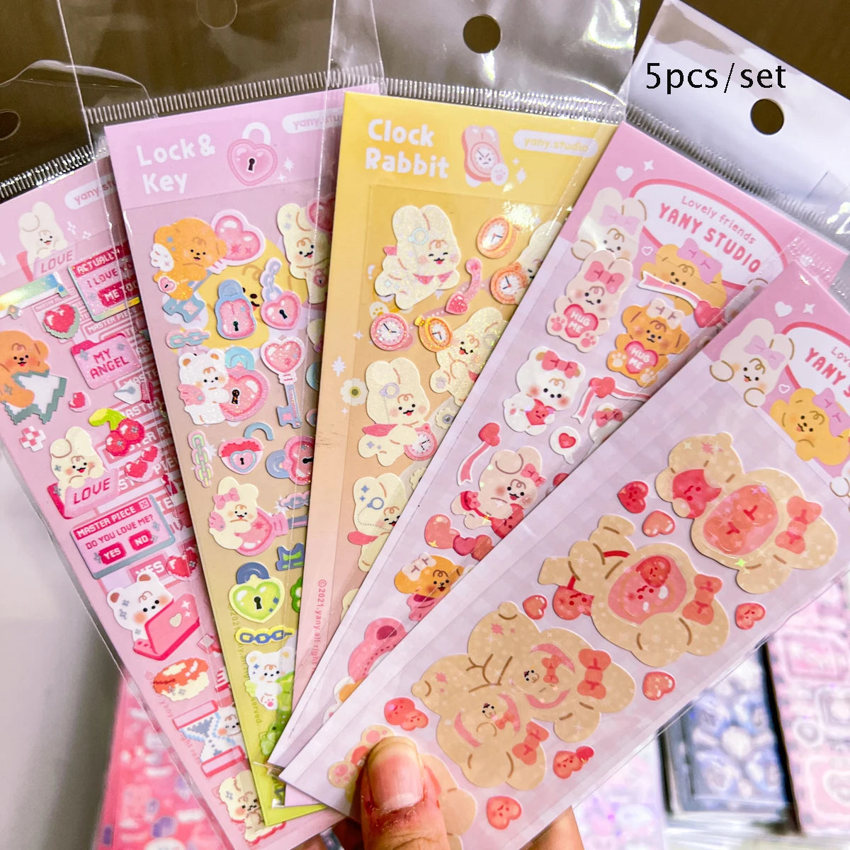 Sharkbang New Arrival Full Set Scrapbook Stickers Korean Decor Lable For Journal Album Stationery Kawaii Sticker Suppliers