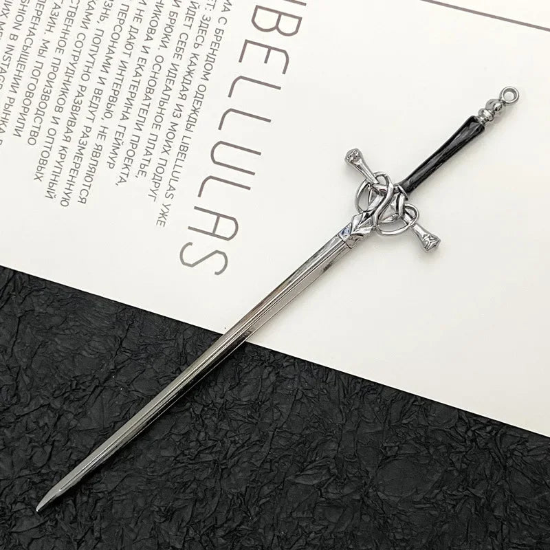 Classic Chinese Style Sword Hairpin Hair Accessories Vintage Headdress Hair Sticks Ponytail Holder Hair Jewelry Hairs Clips