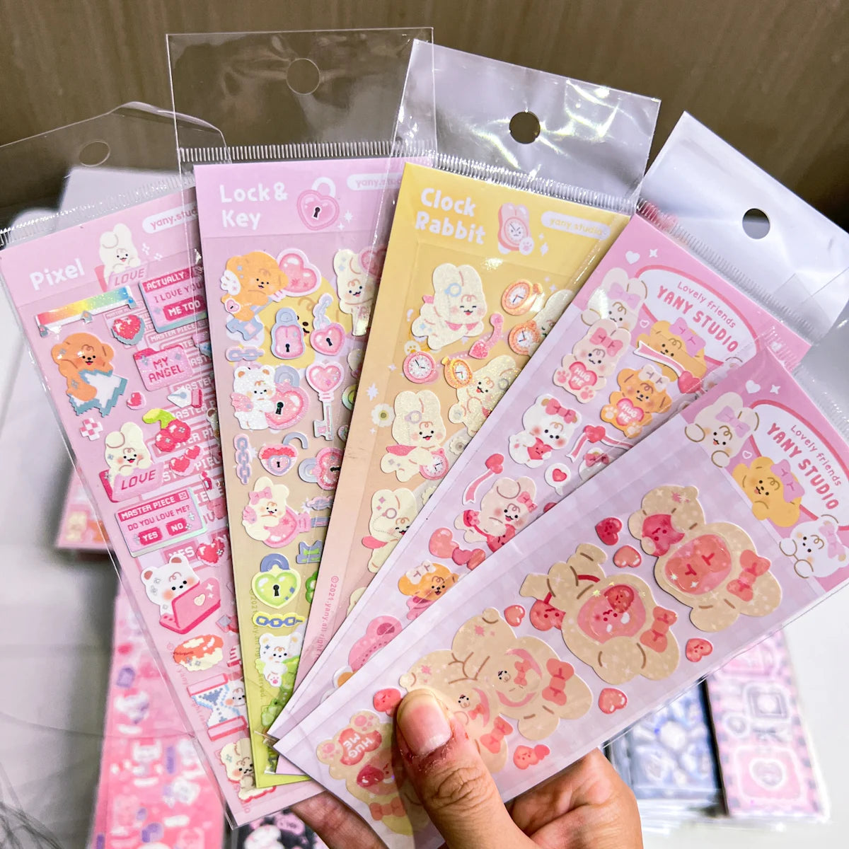 Sharkbang New Arrival Full Set Scrapbook Stickers Korean Decor Lable For Journal Album Stationery Kawaii Sticker Suppliers