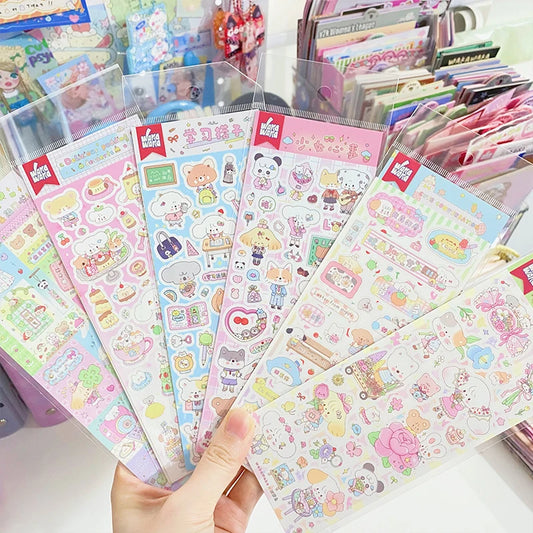 WAKAWAKA Sticker Set Cute Vending Machine Deco Stickers for Scrapbook Stationery DIY Flakes Idol Card Stickers Journal Planner