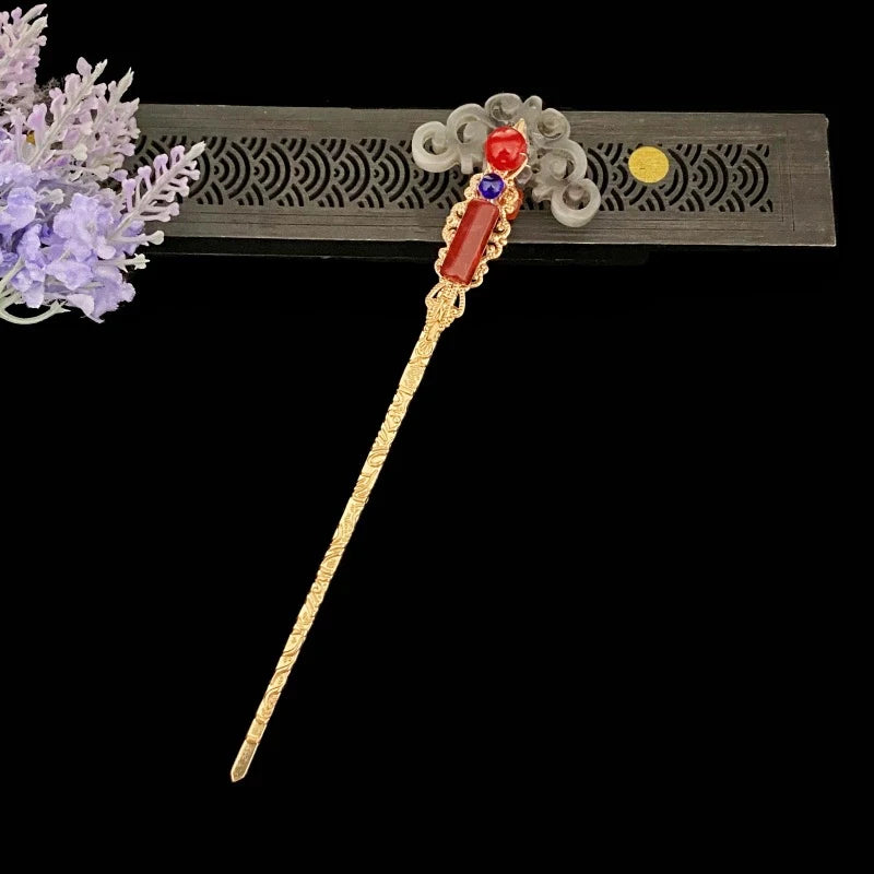Exquisite Butterfly Hairpin Vintage Elegant Chinese Style Hair Stick For Women Ancientry Jewelry Tassel Hair Accessory